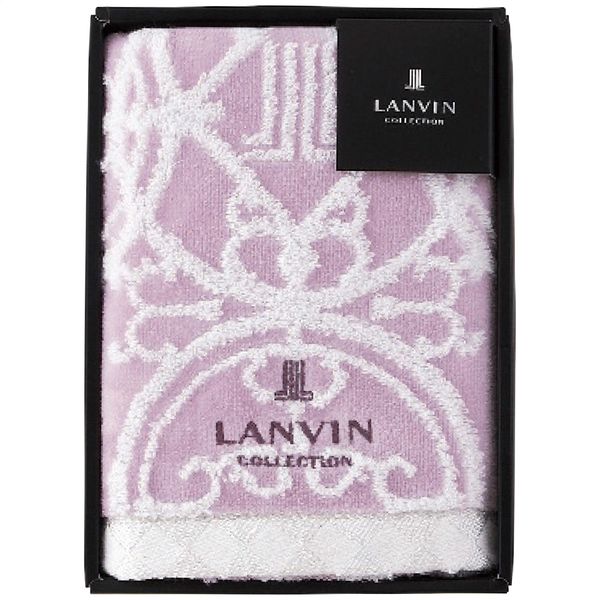 ランバンコレクション フェイスタオル パープル
