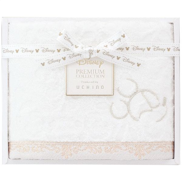 ディズニー　プレミアム フェイスタオル ホワイト
