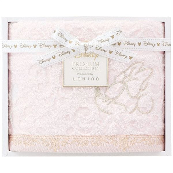 ディズニー　プレミアム フェイスタオル ピンク