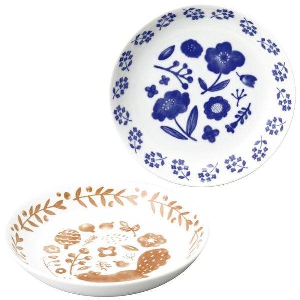 ハナトリス ペアパスタプレートセット