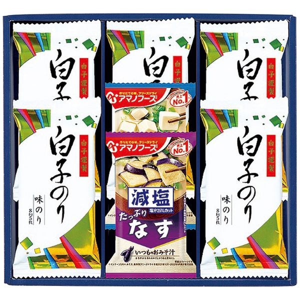 味之庵 アマノフーズ＆白子味のり詰合せ 6390-20
