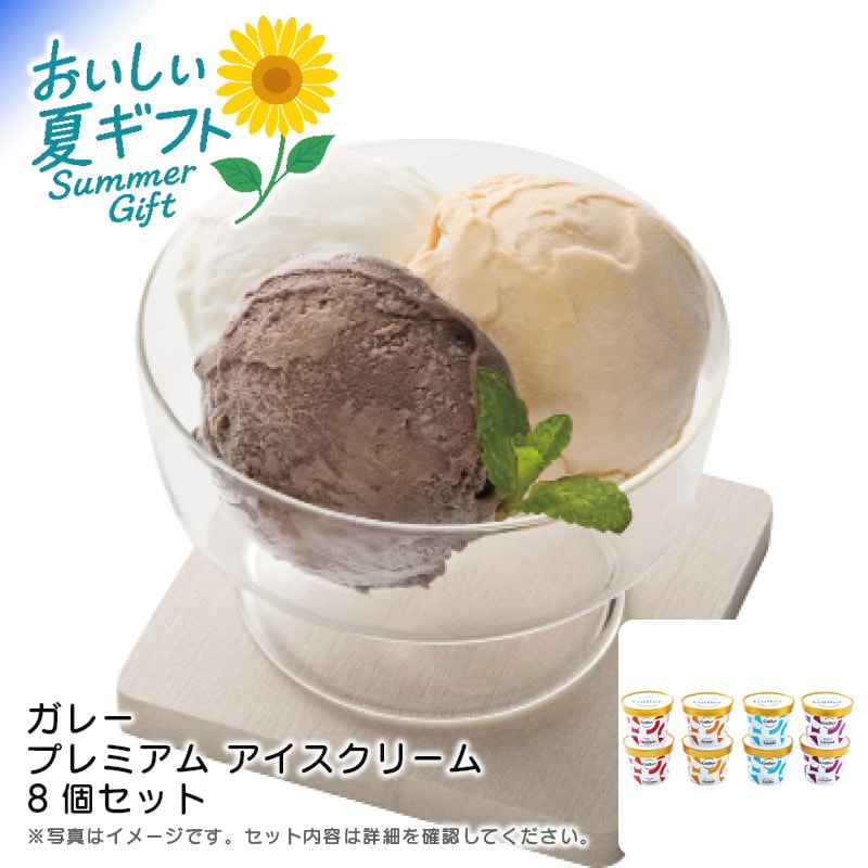 【送料込み】ガレー ガレー プレミアム アイスクリーム8個セット