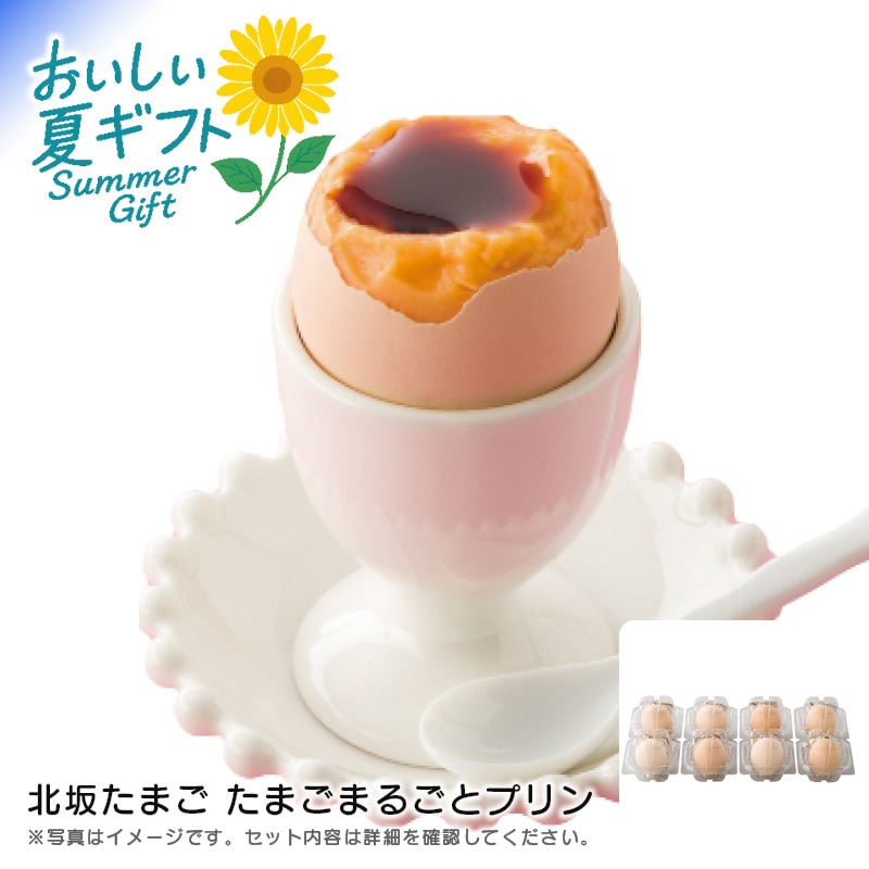 【送料込み】北坂たまご 北坂たまご たまごまるごとプリン