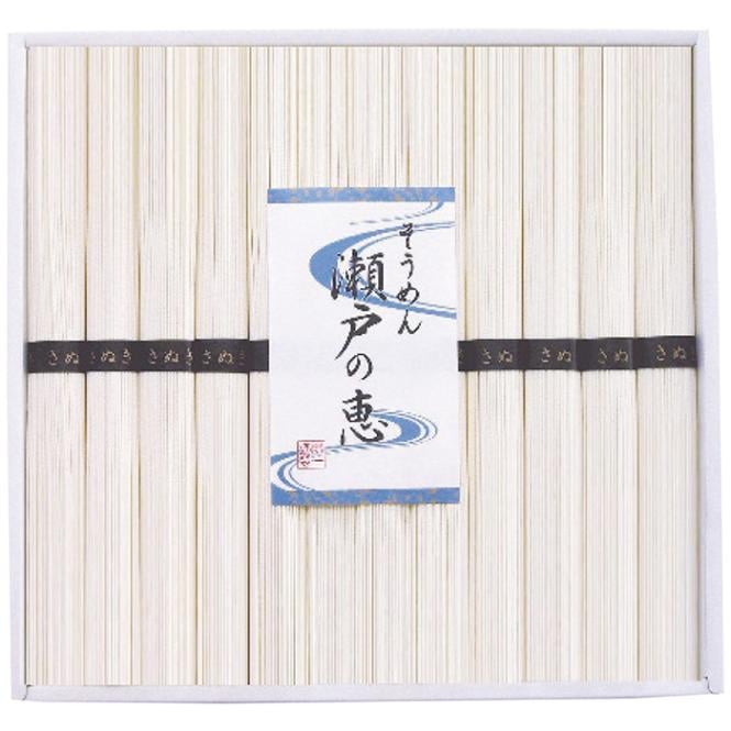 【送料込み】シマイチ そうめん 瀬戸の恵 恵-50