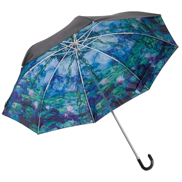 晴雨兼用名画折りたたみ傘 モネ睡蓮