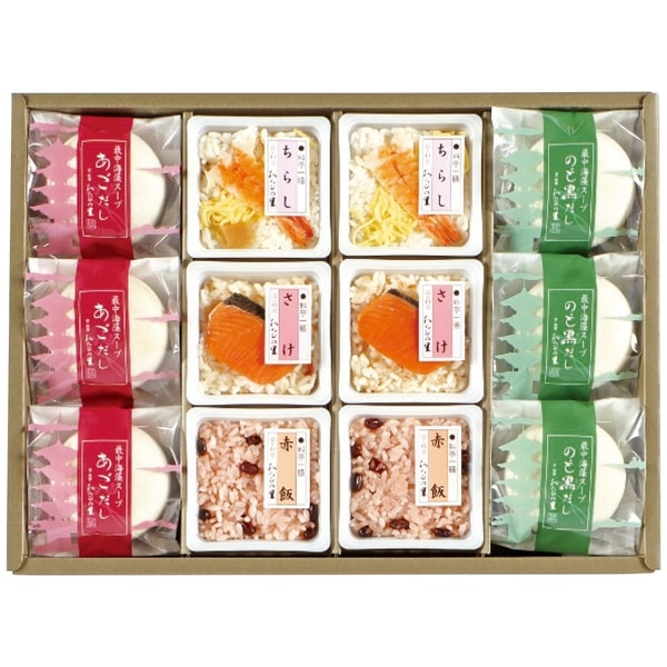 京･料亭 わらびの里 料亭一膳と最中海藻スープ RS-38D