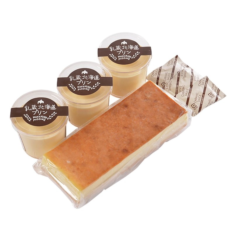 乳蔵 母の日 とろける北海道プリンとチーズケーキ