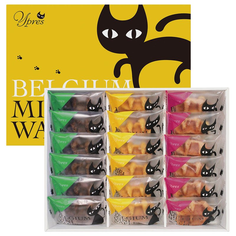 母の日 イーペルの猫祭り ベルギーミニワッフル