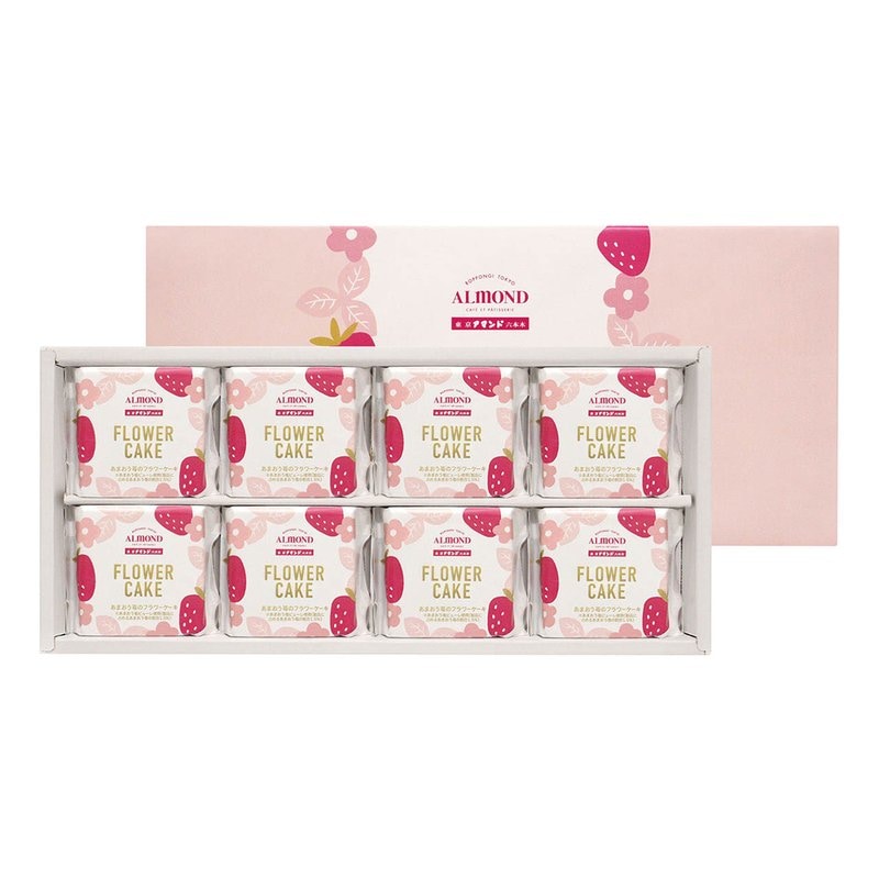 六本木アマンド 母の日 あまおう苺のフラワーケーキ