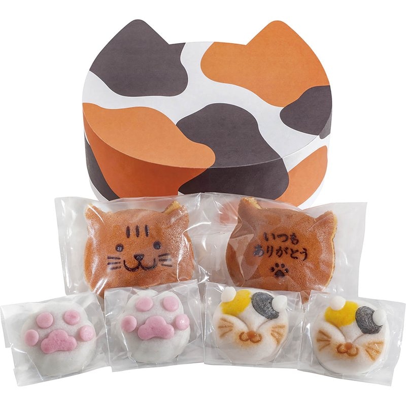 京都　養老軒 母の日 三毛猫おやつ帖