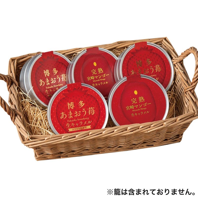 母の日 あまおう苺&宮崎完熟マンゴー 生キャラメル詰合せ