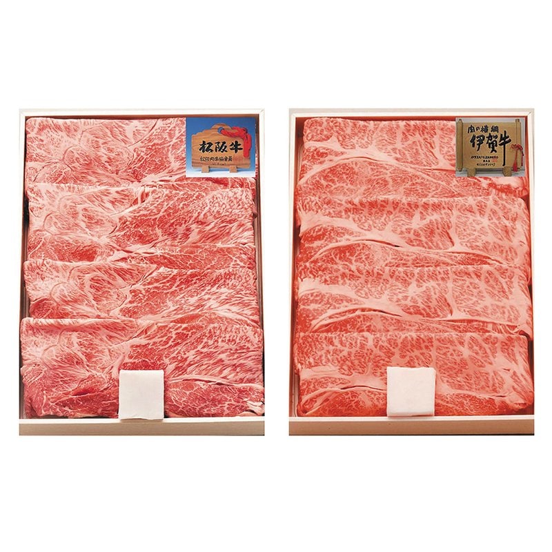 父の日 松阪牛＆伊賀牛すき焼き食べ比べセット