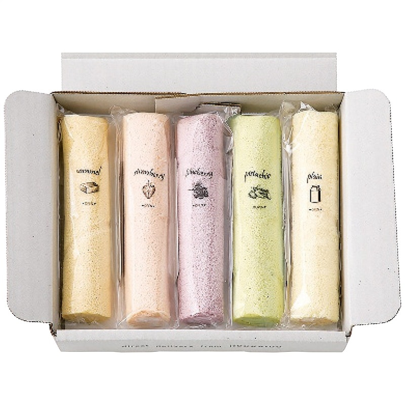 【送料込み】5種のふわふわスティックロールケーキ