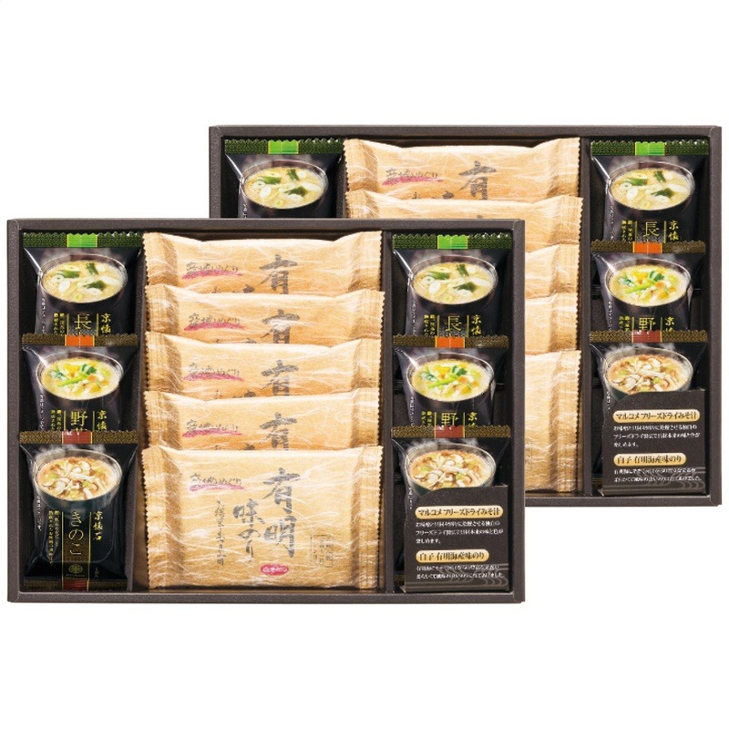 【送料込み】フリーズドライみそ汁＆有明味のりセット NF-DO