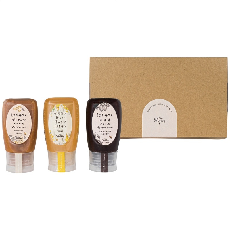 【送料込み】MYHONEY 3種チューブボトルセット