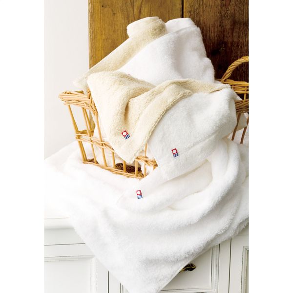 プレミアムロングパイル フェイスタオル アイボリー