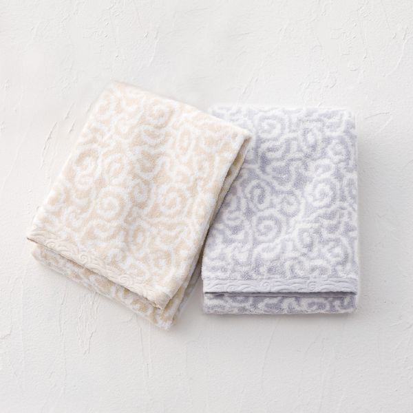 今治謹製 紋織タオル バスタオル2枚セット ブルー