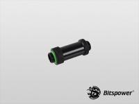 Bitspower Matt Black Dual G1/4" Adjustable Aqua Link Pipe II