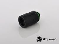 Bitspower G1/4 Matt Black IG1/4" Extender-25mm