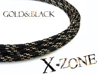 X-ZONE CABLE SLEEVE 4mm GOLD & BLACK