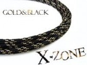 X-ZONE CABLE SLEEVE 4mm GOLD & BLACK