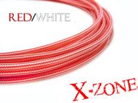 X-ZONE CABLE SLEEVE 4mm RED/WHITE