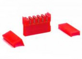 mod/smart Serial SATA EZ Crimp 90 Connector-UV Red End Cap