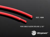 Bitspower Heat-Shrinkable Tube-4MM Red