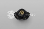 Bitspower Matt Black Enhance 90-Degree Dual Multi-Link Adapter