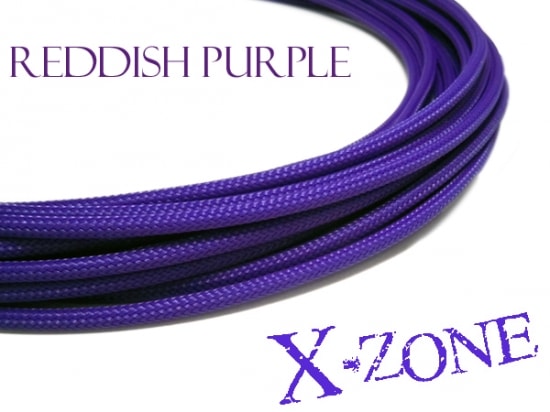 X-ZONE CABLE SLEEVE 4mm REDDISH PURPLE