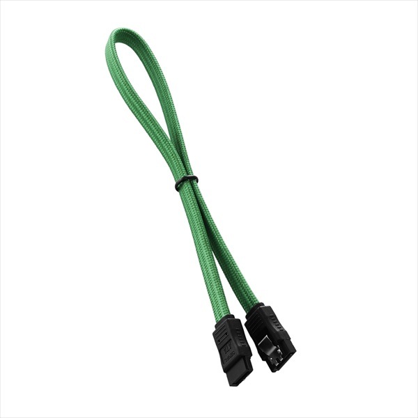 CableMod ModFlex SATA 3 Cable 60cm - GREEN (CM-CAB-SATA-60KG-R)