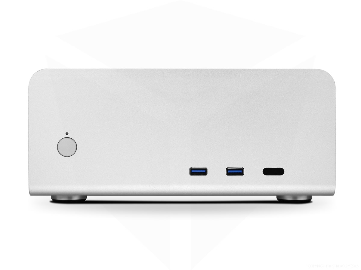 Streacom FC8 Alpha 完全ファンレスケース BDドライブ付き Skylakeにも対応したファンレスMini-ITXケース「FC8 Alpha」が