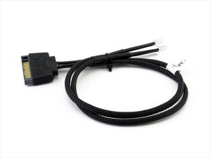 XSPC Twin 3mm LED SATA Wire (Blue)