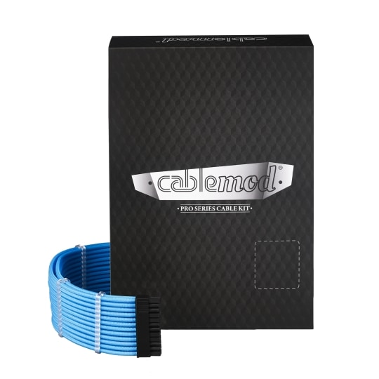 CableMod PRO ModMesh C-Series RMi & RMx Cable Kit - LIGHT BLUE (CM-PCSR-FKIT-NKLB-R)