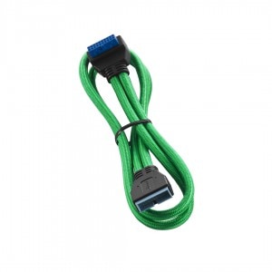 CableMod ModFlex Right Angle Internal USB 3.0 50cm - Green (CM-CAB-RIU3-50KG-R)