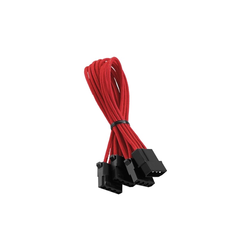 CableMod ModFlex Molex to 3 x Molex Adapter 30cm - RED (CM-CAB-M3M-60KR-R)