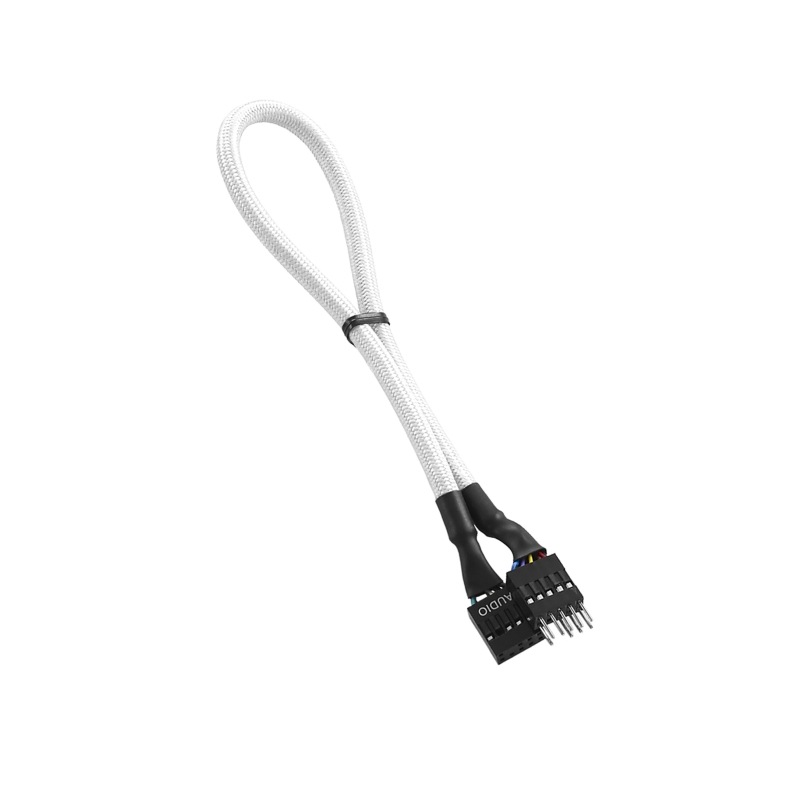 CableMod ModFlex  Audio Extension 30cm - WHITE (CM-CAB-AUD-30KW-R)