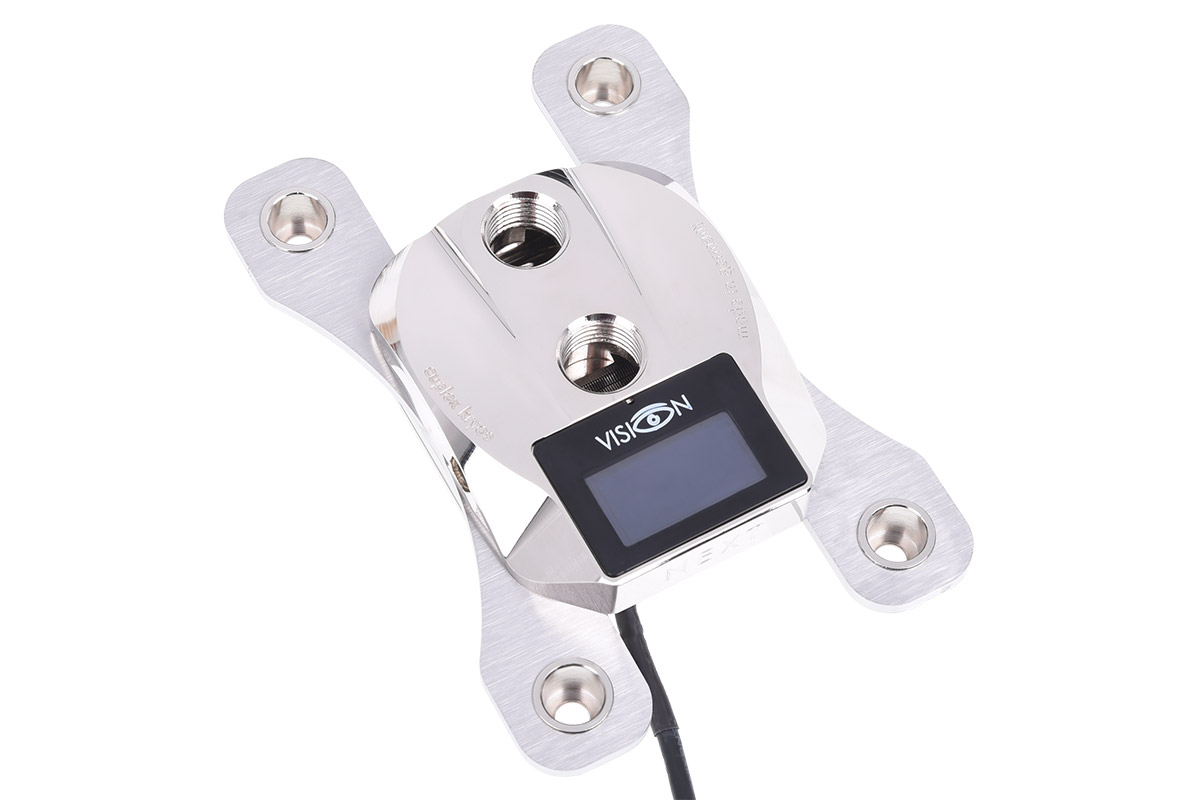 aquacomputer cuplex kryos NEXT VARIO with VISION AM5/AM4, nickel