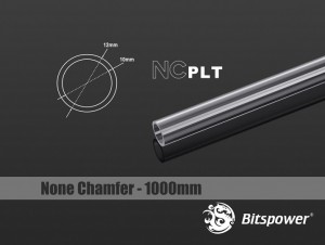 Bitspower None Chamfer PETG Link Tube OD12MM-Length 1000MM