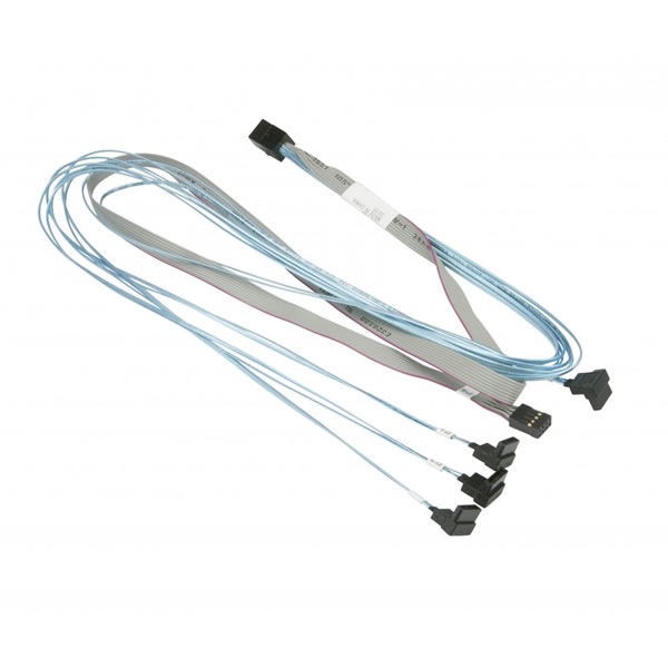 Supermicro CBL-SAST-0823 Cross-Over （方向注意） 75cm Angle Cable