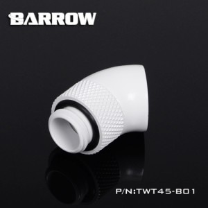 BARROW 45��Rotary Adapter ( Male to Female ) White