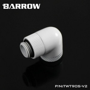 BARROW 90��Dual Rotary Adapter (Male to Female) White