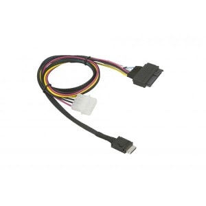 CBL-SAST-1011 75cm OCuLink to U.2 PCIE with Power Cable Supermicro