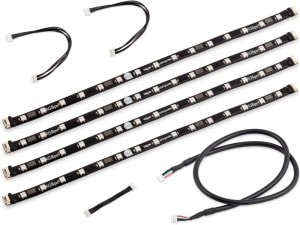 aquacomputer RGBpx lighting set for PC case, 60 addressable LEDs