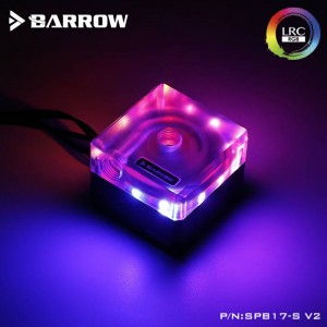 Barrow PWM control speed 17W pump with acrylic cover and metal housing kit-Auror