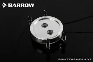 BARROW Jetting type micro waterway CPU block (Supreme Edition) for AMD platform Black bracket +matt silver
