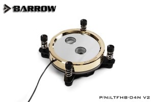 BARROW Jetting type micro waterway CPU block real gold limited edition for INTEL platform