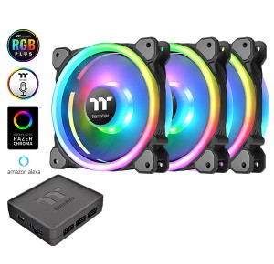 ��TT���٥���ò�50%���ա� Thermaltake Riing Trio PLUS 14 RGB Radiator Fan TT Premium Edition 3Pack (CL-F077-PL14SW-A)