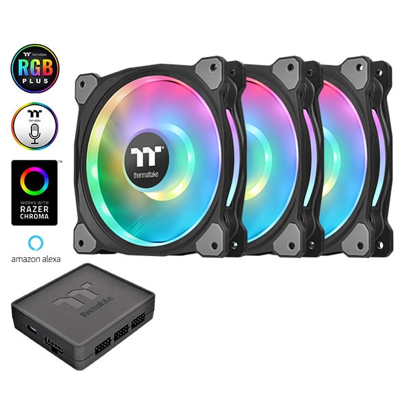 TTイベント特価50%オフ】 Thermaltake Riing Duo PLUS 14 RGB