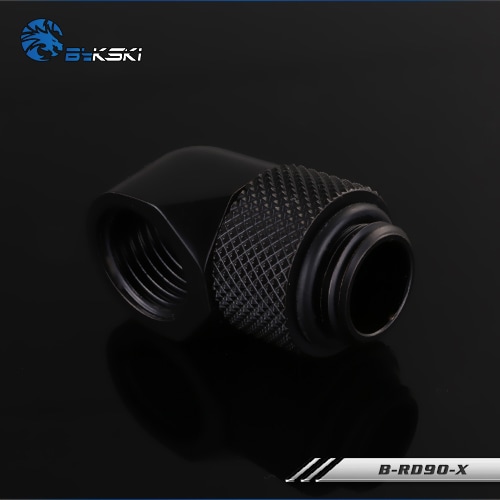 アウトレット特価】 Bykski B-RD90-X Fine 90 degree rotating elbow